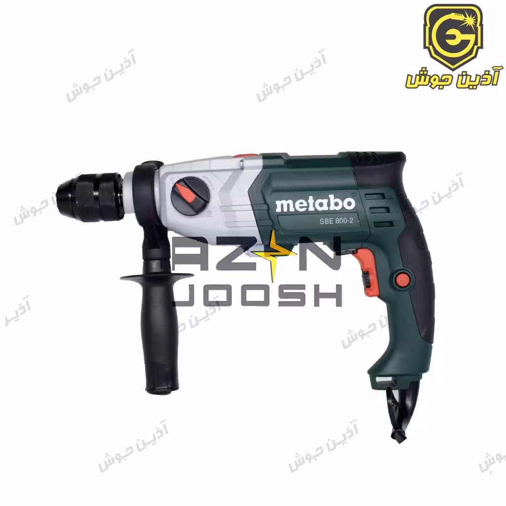 دریل چکشی گیربکسی 800 وات 13 م.م متابو Metabo مدل SBE800-2 (سفارش امارات)