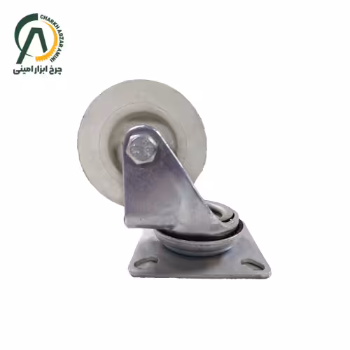 چرخ فروشگاهی تفلون H گردان قطر 55 میلی متر