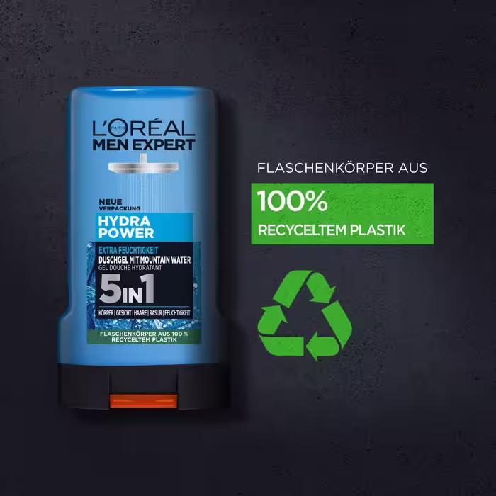 شامپو بدن مردانه لورال L’Oreal HYDRA POWER 5 IN 1