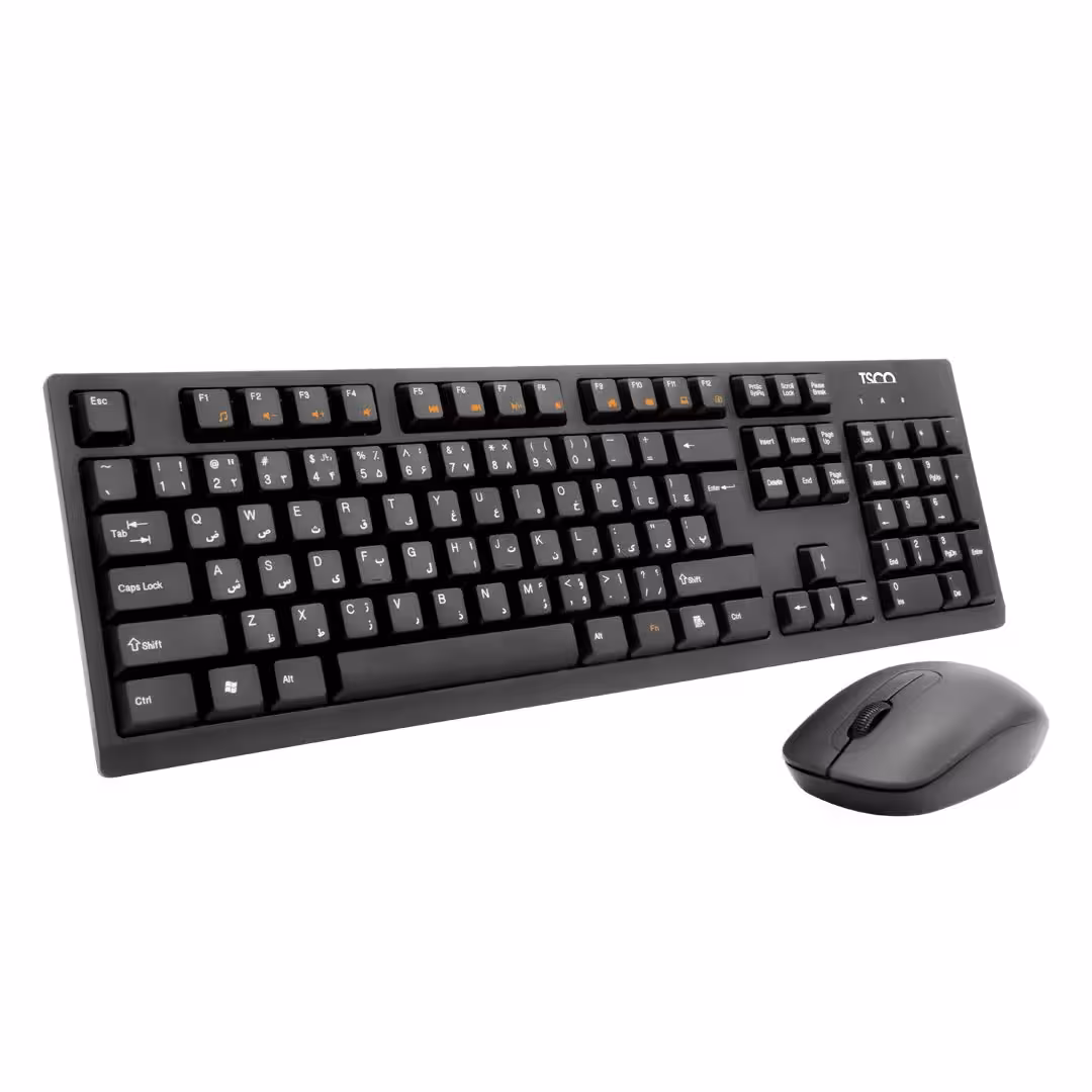 کیبورد و ماوس بی سیم تسکو مدل TKM 7019W