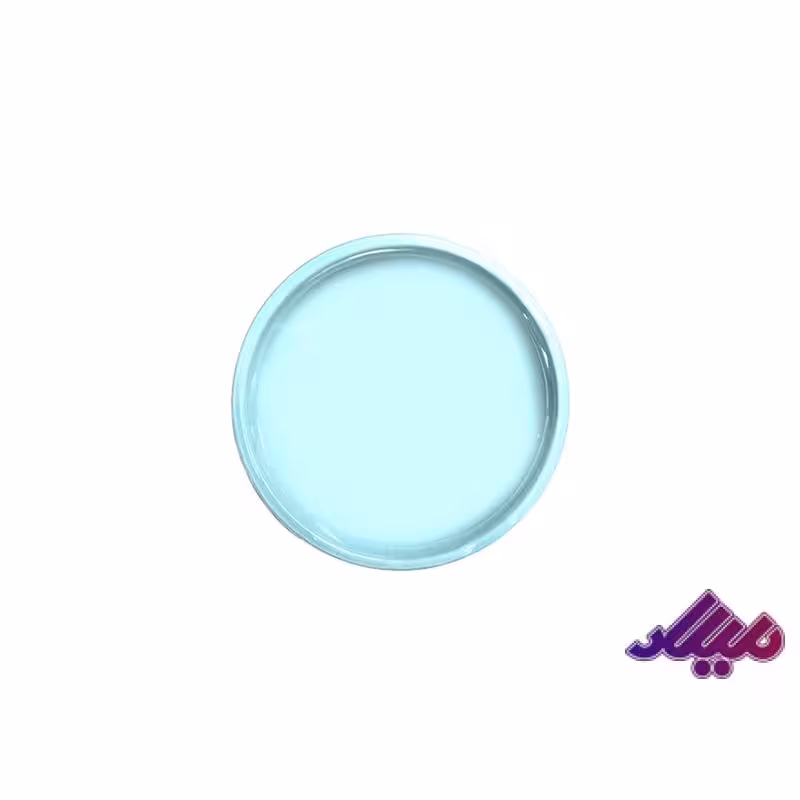 رنگ خمیری رزین آبی روشن ساده