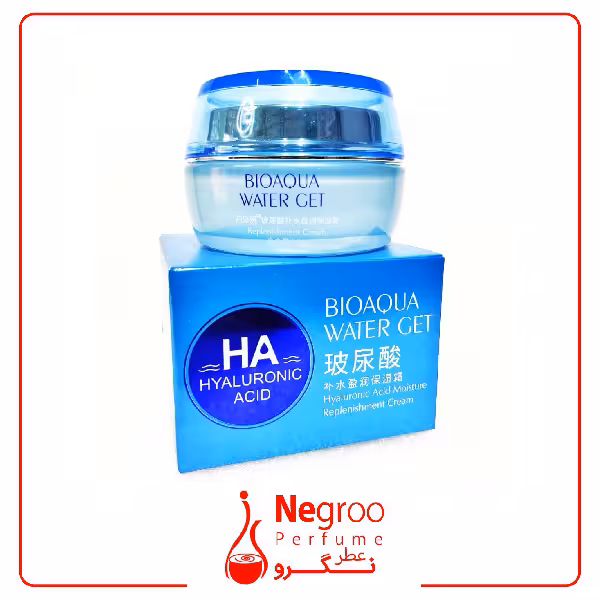 کرم آبرسان بیو آکوا مدل هیالورنیک اسید کلاژن