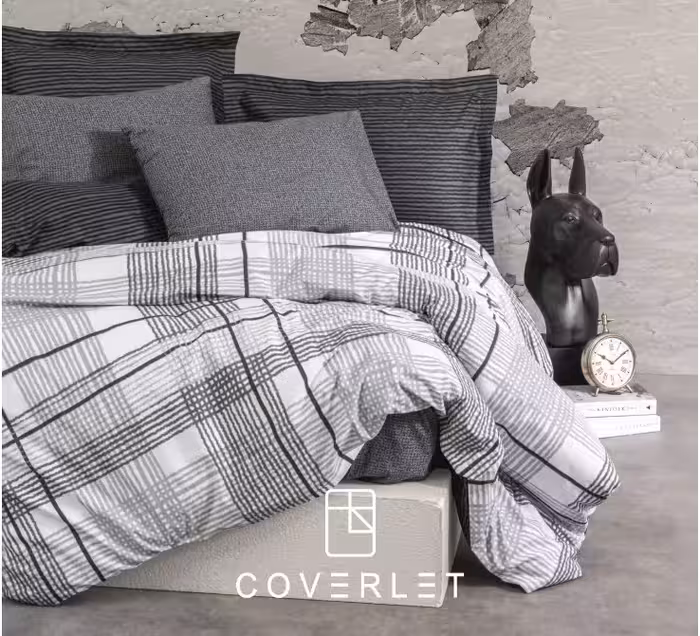 روتختی طوسی سفید طرح‌دار کاوری مدل Will