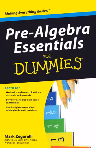 خرید و دانلود نسخه کامل کتاب Pre-Algebra Essentials For Dummies