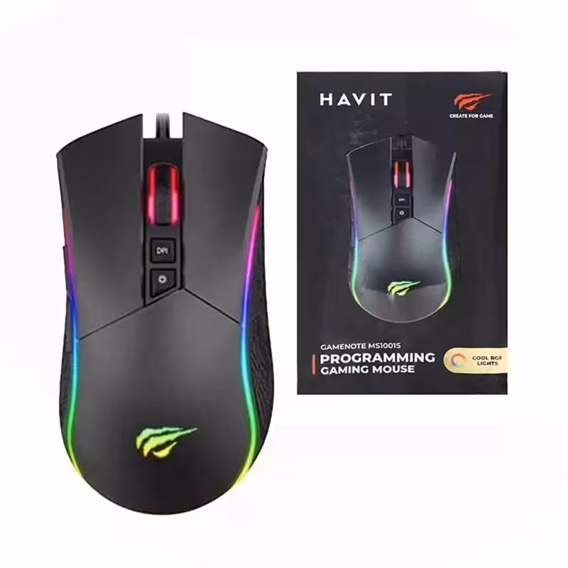 ماوس سیم دار گیمینگ هَویت ( Havit ) مدل MS1001S