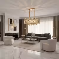 لوستر کریستالی خطی کوثر کد 7267360