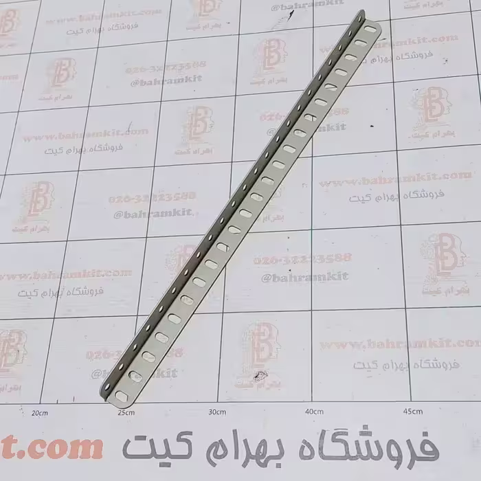 سازه فلزی نبشی 23 سوراخ بسته 2 تایی