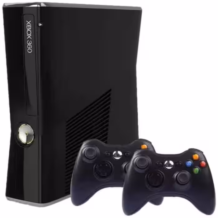 خرید ایکس باکس 360 اسلیم همراه با هارد 250 با بازی با دو دسته | xbox 360 slim دو دسته با بازی کارکرده