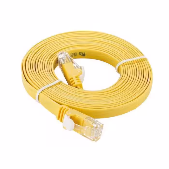 کابل شبکه دی لینک 5 متری CAT6 زرد رنگ
