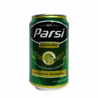 نوشیدنی مالت بدون الکل پارسی با طعم لیمویی قوطی حجم 330 میلی لیتری