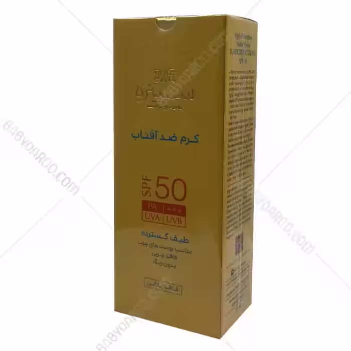 کرم ضد آفتاب بی رنگ فاقد چربی سینره مناسب پوست چرب