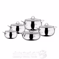 سرویس 10 پارچه استیل سوفرام مدل لینا - LUNA