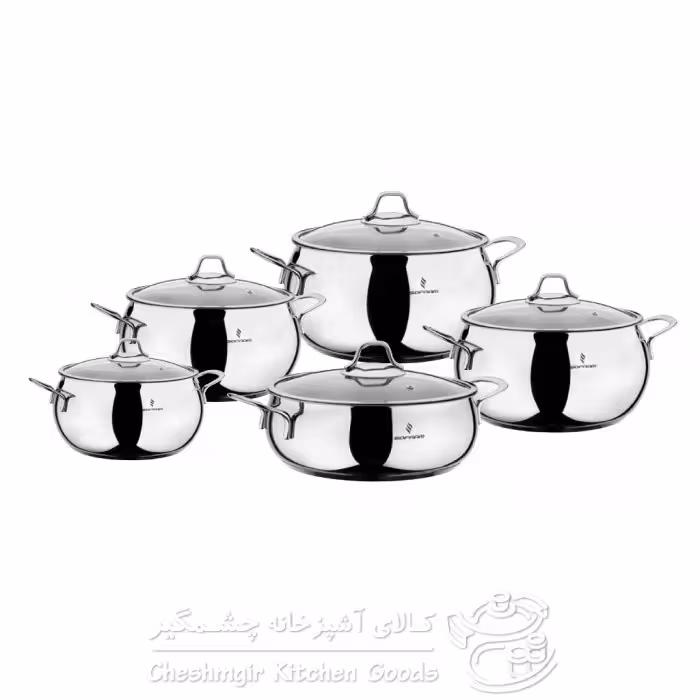 سرویس 10 پارچه استیل سوفرام مدل لینا - LUNA