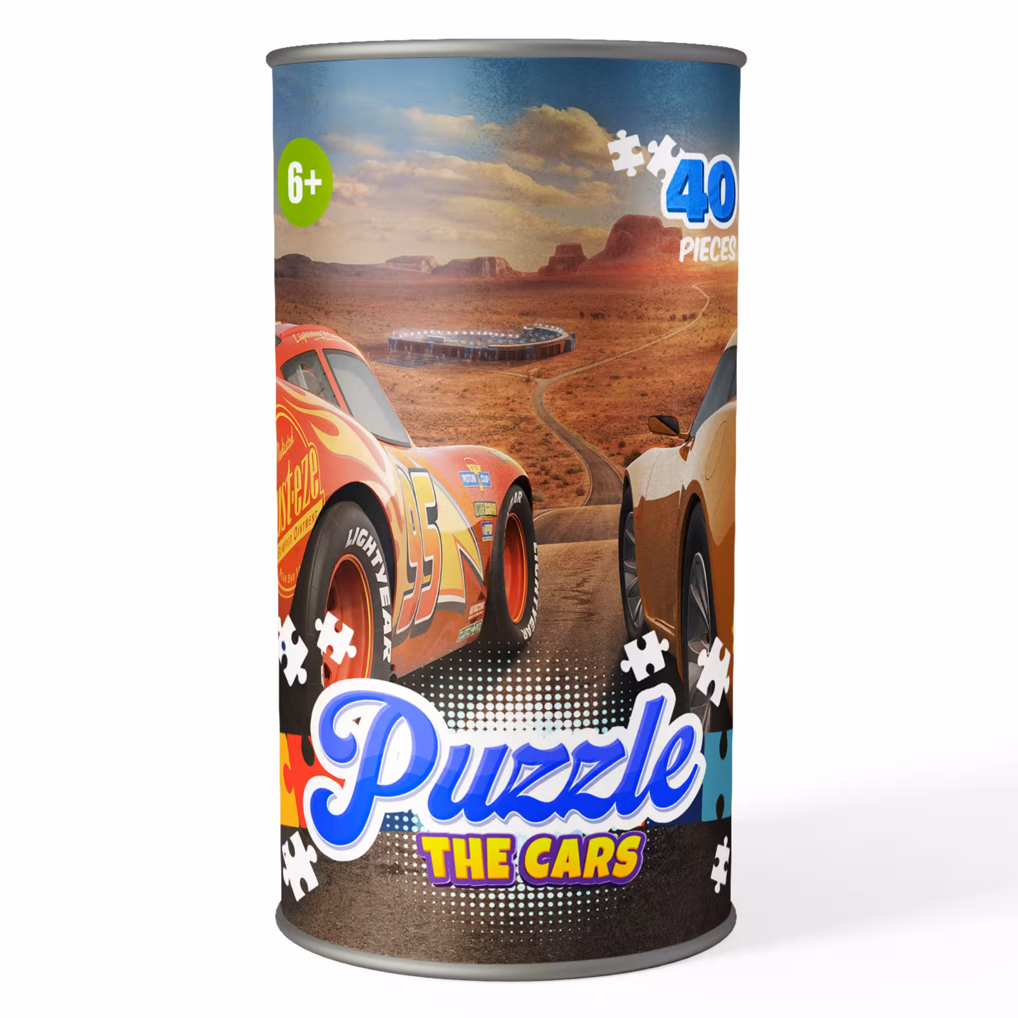 پازل 40 تکه کارتون ماشین ها