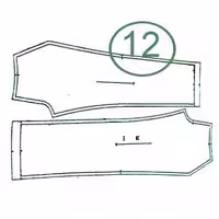 الگوی شلوار کودک 12 سال