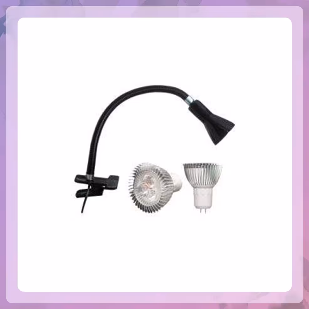 لامپ رشد گیاه 3 وات لنزی با پایه کلیپسی