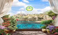 پوستردیواری طبیعت بالکن رو به دریاچه کد 5303