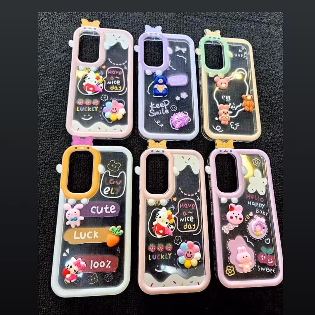 قاب A23 سامسونگ عرو سکی کاورA23عروسکی قابA23 سامسونگ  گاردA23فانتزی 