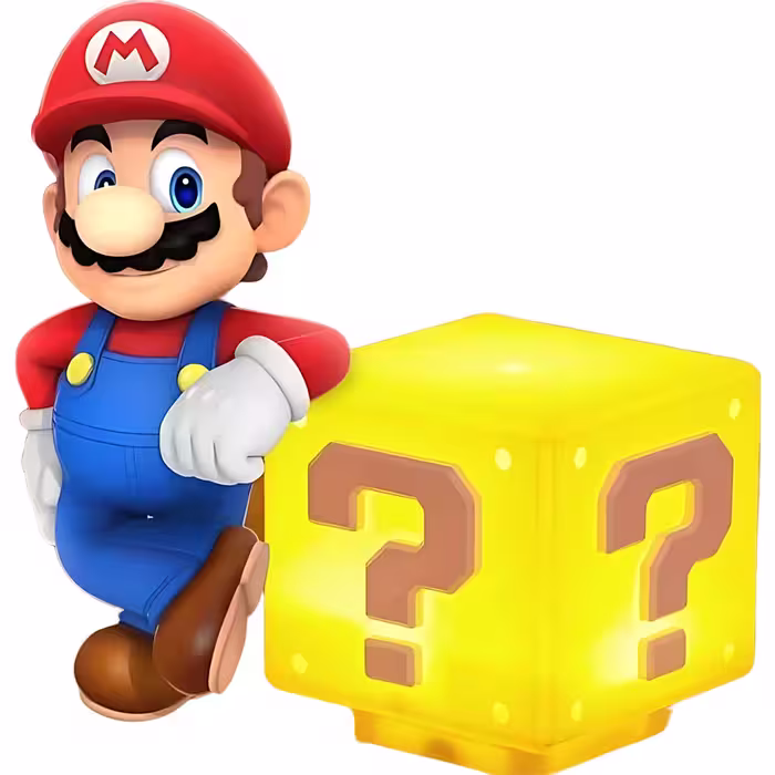 چراغ خواب رومیزی شارژی سوپر ماریو Mini Question