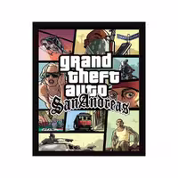 تابلو گیمینگ  35×45 طرح – gta san andreas