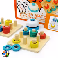 بازی تطابق رنگ دو نفره زنگ دار