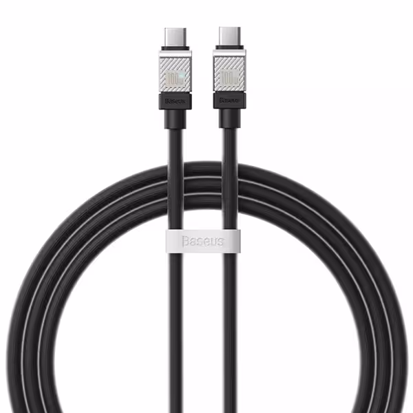 کابل تبدیل USB-C به USB-C بیسوس 100W مدل CAKW000201 طول 1 متر