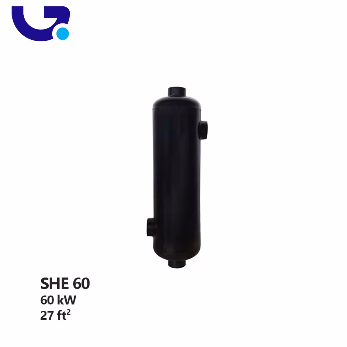 مبدل حرارتی پوسته و لوله کالمو مدل SHE 60