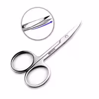 قیچی ابروی نوک تیز استیل مدل Curve