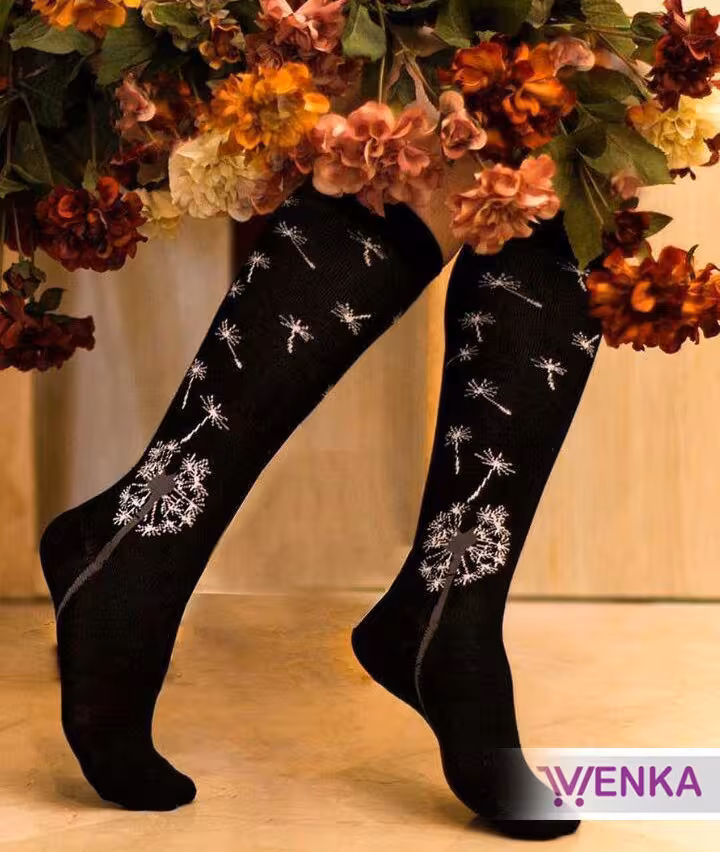 جوراب قاصدک زیر زانو