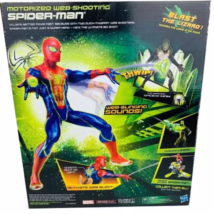 قیمت و اکشن فیگور اسپایدرمن Shooting Spider Man Glow in the Dark