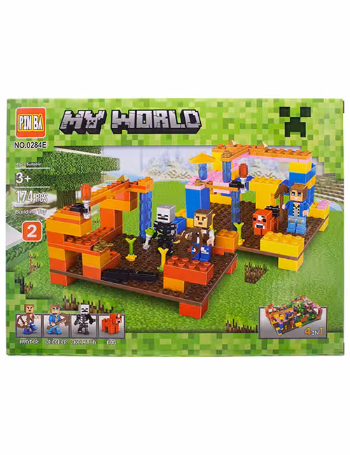 لگو 174 تکه ماینکرافت کد 0284E2