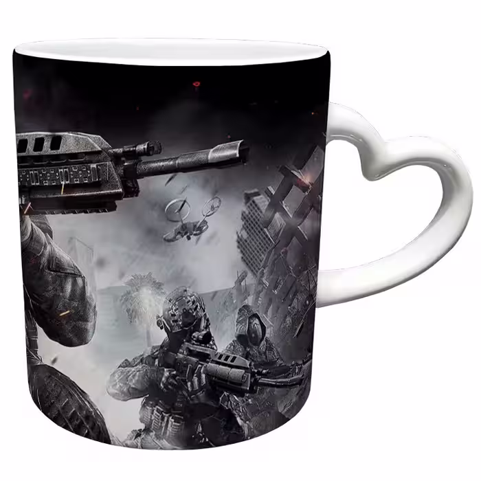 خرید ماگ-لیوان  دسته ساده  بازی کال آف دیوتی call of duty کد 92