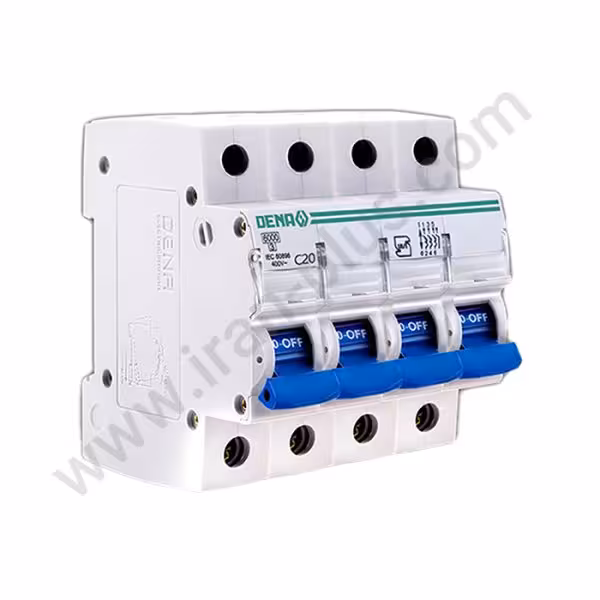 فیوز مینیاتوری چهار پل 20 آمپر دناالکتریک مدل C20-6KA