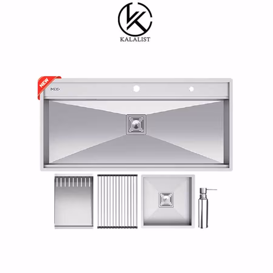 سینک ظرفشویی میکس پلاس مدل D104