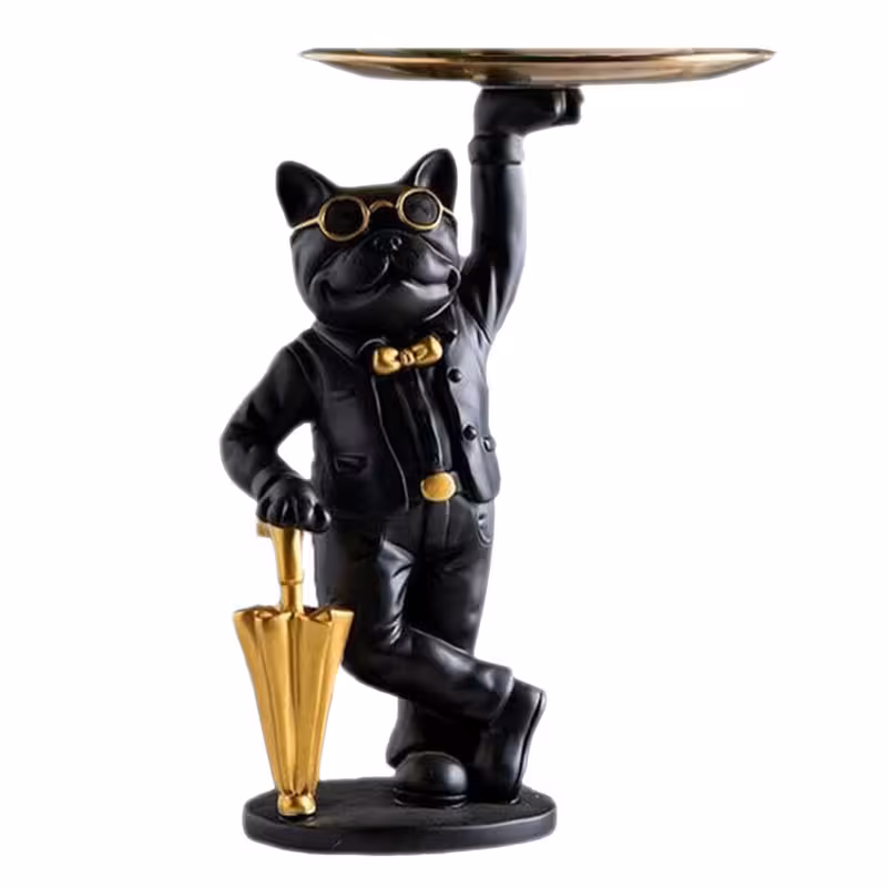 مجسمه طرح سگ خدمتکار کد 01