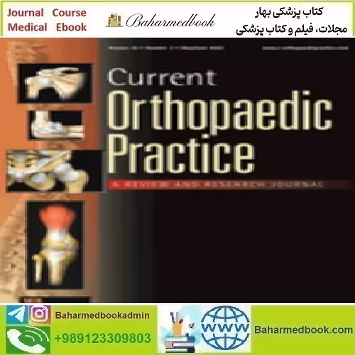 Current Orthopaedic Practice Volume 35 1 to 3 2024