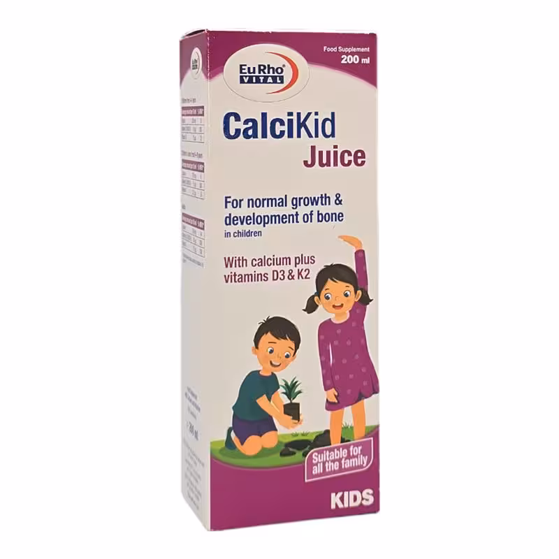 شربت کلسی کید جویس یوروویتال 200 میلی لیتر