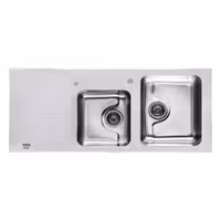 سینک ظرفشویی استیل البرز – مدل کریستال سفید