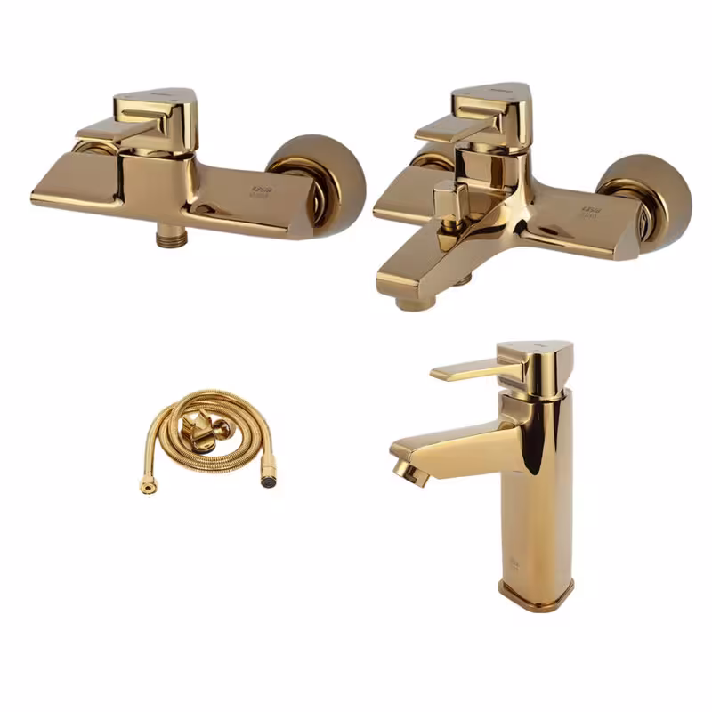 ست شیرآلات کسری مدل مهتاب مجموعه 4 عددی