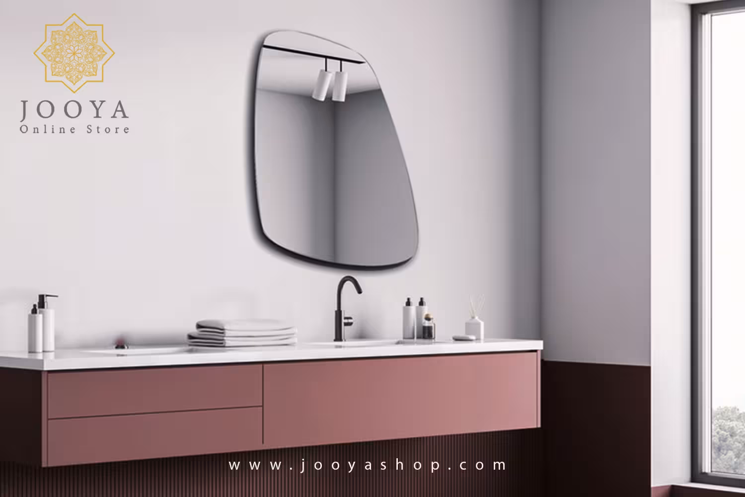 آینه سرویس بهداشتی دلفین مدل 1084