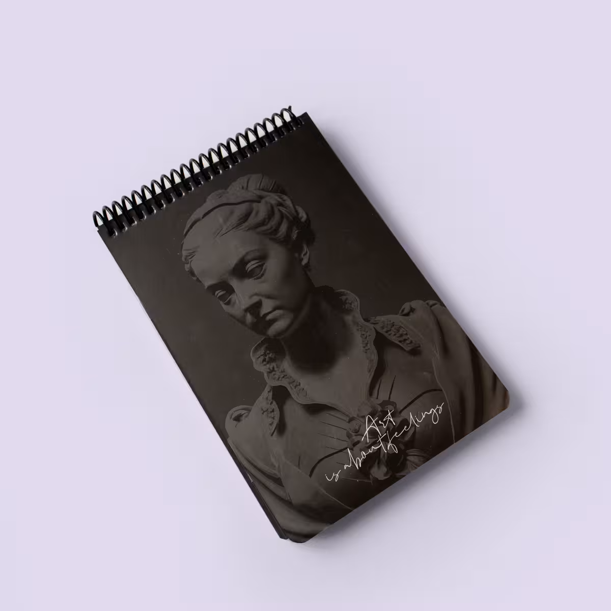 دفتر طراحی آ5 سیم از بالا سری Roman دات نوت (dotnote)