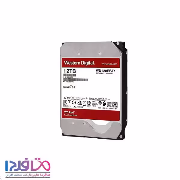 هارد اینترنال وسترن دیجیتال 12TB مدل WD RED 120EFAX