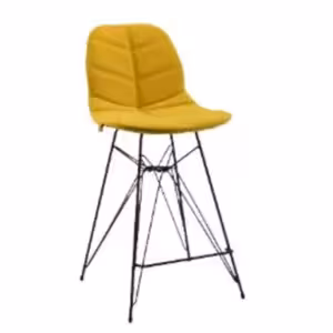 صندلی چهارپایه کندو پایه ایفلی بلند استاتیک پارچه ای  K630SPE بنیزان
