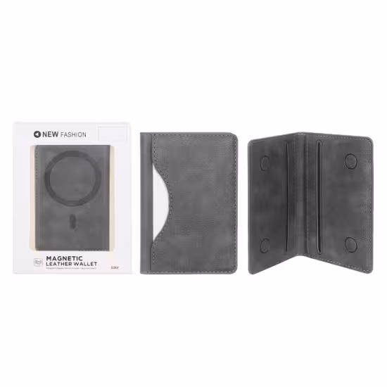 جاکاراتی چرمی دور دوخت مدل Magnetic مگ سیف دار