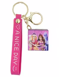 جاکلیدی سیلیکونی فانتزی طرح روبیک باربی