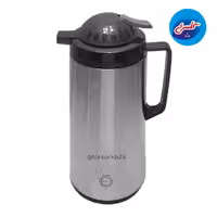 فلاسک الغمه شیشه دار بدنه استیل 1/9 لیتر