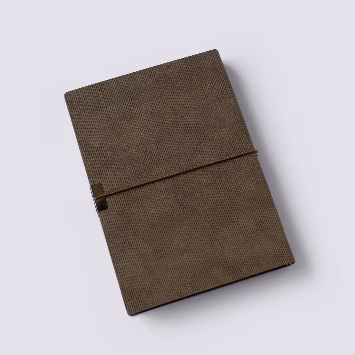 دفترچه یادداشت چرمی کش‌دار قهوه‌ای رث گرافیک