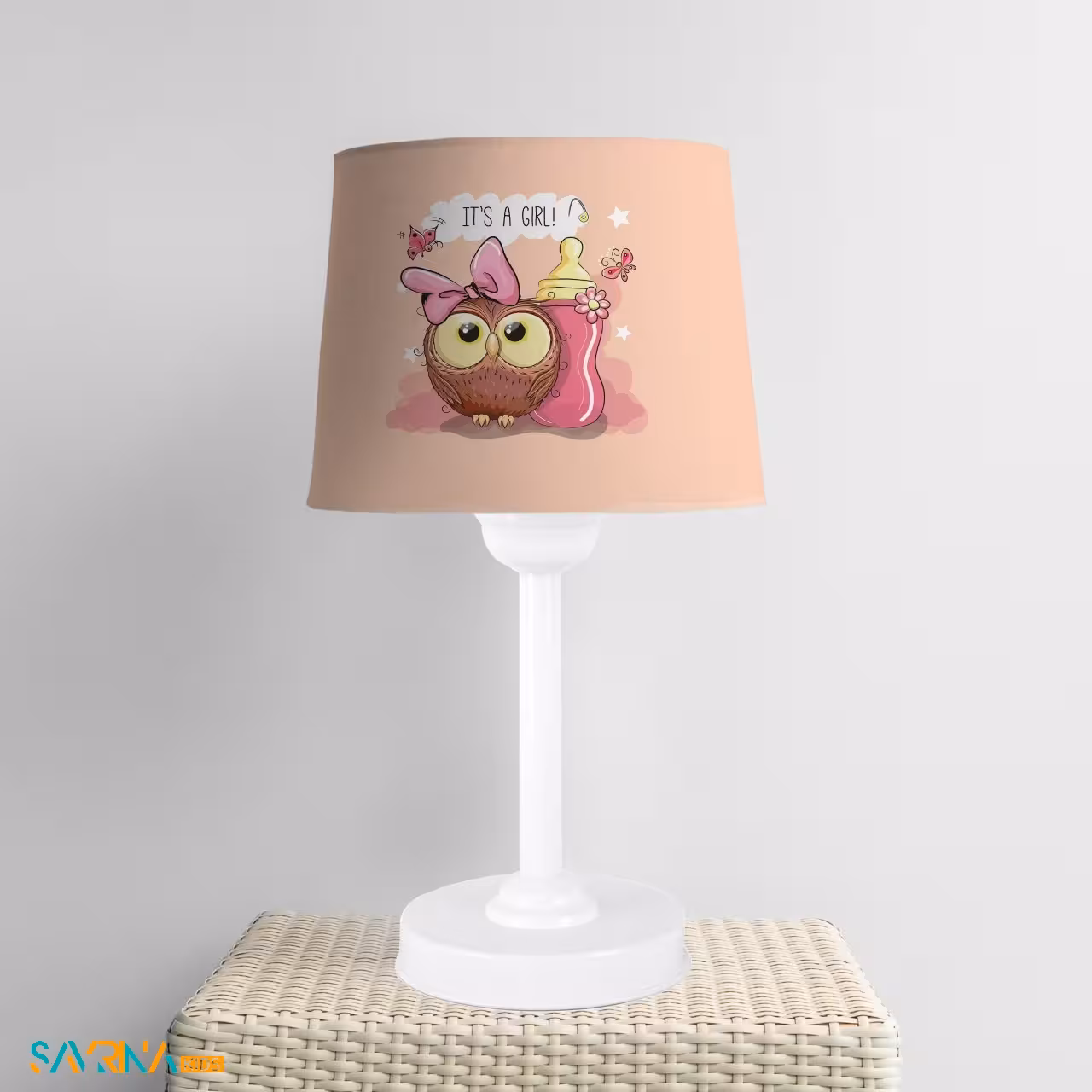 آباژور بچگانه طرح جغد کوچولو کد AS1392