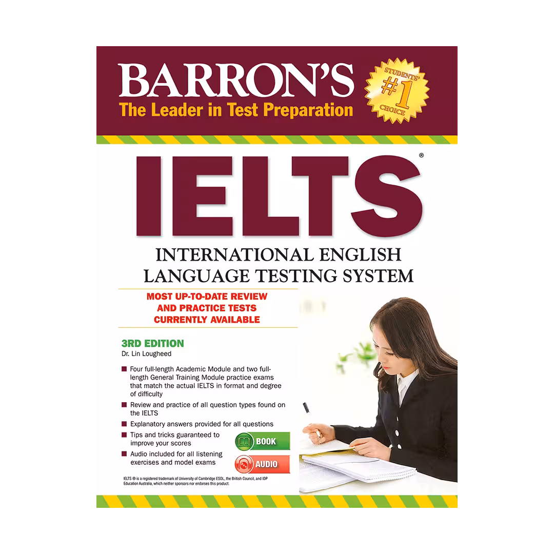 خرید کتاب IELTS Barrons third Edition