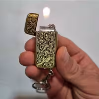 فندک جیبی طرح سنتی (سرکلیدی دار)